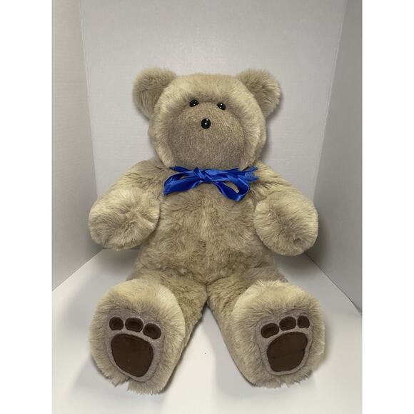 VINTAGE 1984 Cartier Bear Plush Stuffed Animal 23 Inches - Picture 1 of 10